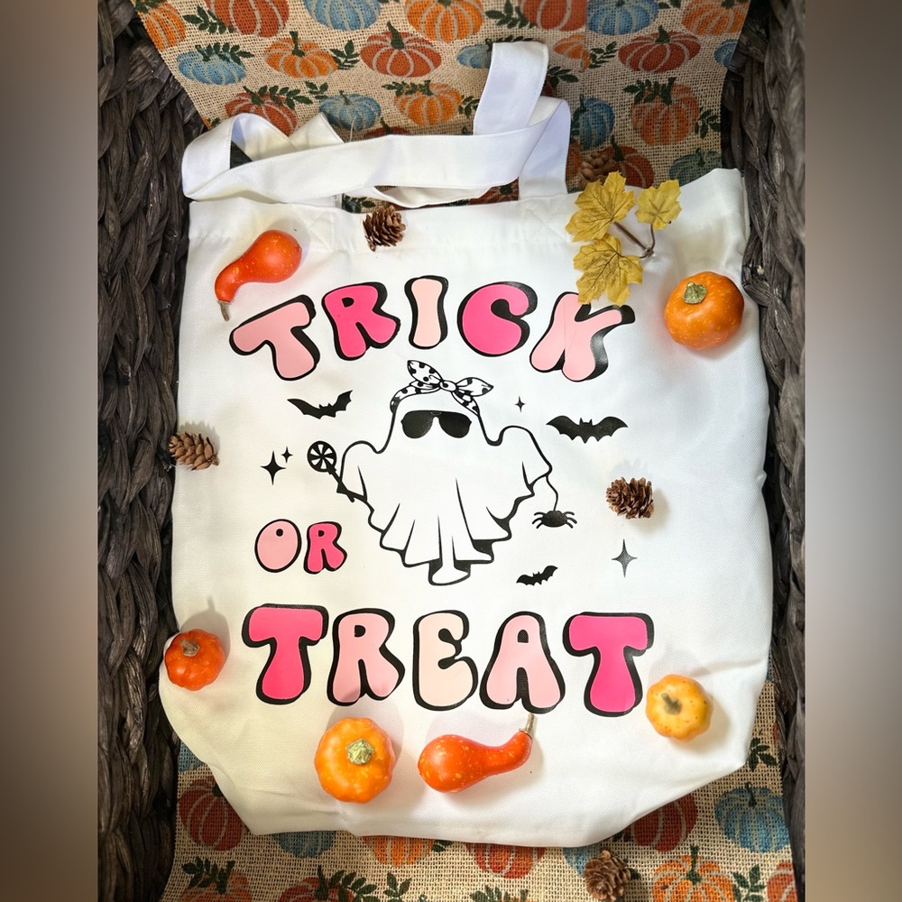 Trick or treat bags! Free personalizing and fast free shipping!